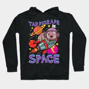 Tardigrade In Space Water Bear Astronaut Space Hoodie